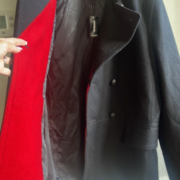 Express Men’s Wool Military Peacoat - Picture 7 of 10